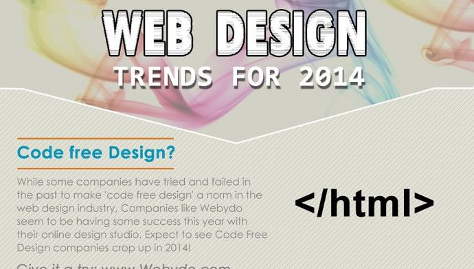 Web design trends for 2014