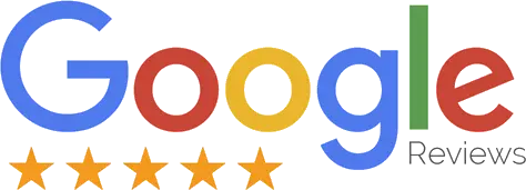 Google Reviews graphic with five stars for Doublespark Internet Marketing